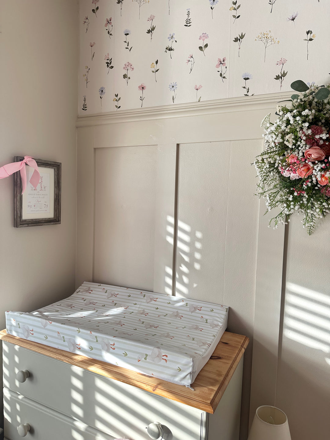 Mabel & Fox - Wedge Baby Changing Mat - Mr Goose - Mabel & Fox