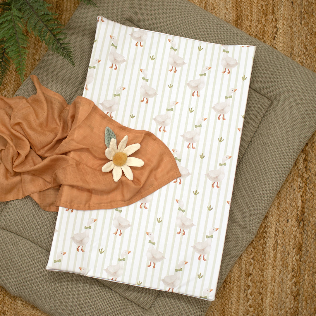 Mabel & Fox - Wedge Baby Changing Mat - Mr Goose - Mabel & Fox