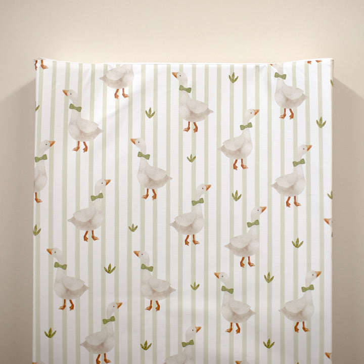 Mabel & Fox - Wedge Baby Changing Mat - Mr Goose - Mabel & Fox