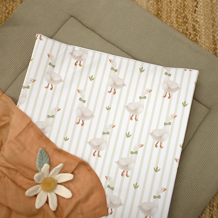 Mabel & Fox - Wedge Baby Changing Mat - Mr Goose - Mabel & Fox