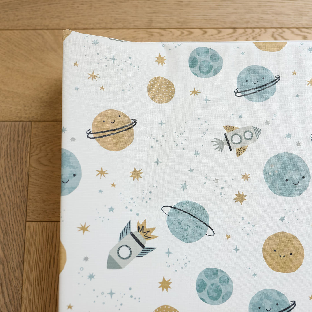 Mabel & Fox - Wedge Baby Changing Mat - Space Explorer - Mabel & Fox