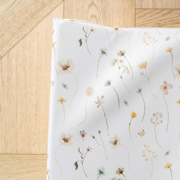 Mabel & Fox - Wedge Baby Changing Mat - Spring Flowers - Mabel & Fox