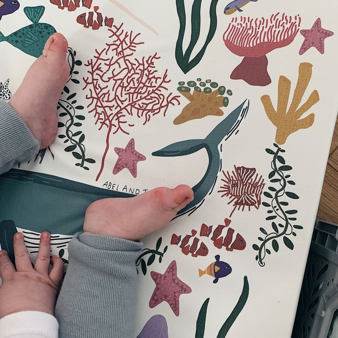 Mabel & Fox - Wedge Changing Mat - Abel & The Label * Exclusive * - Mabel & Fox