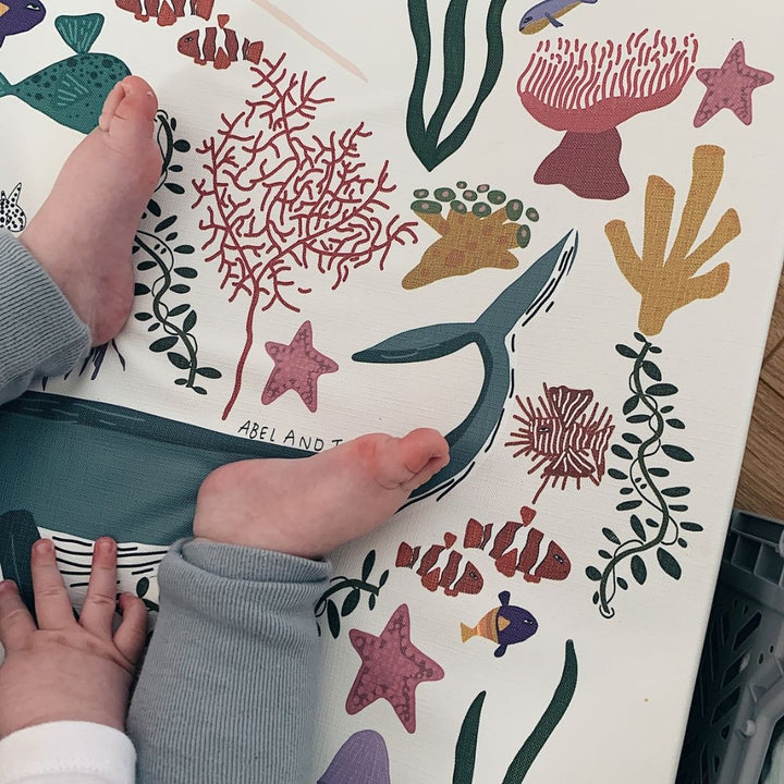 Mabel & Fox - Wedge Changing Mat - Abel & The Label * Exclusive * - Mabel & Fox