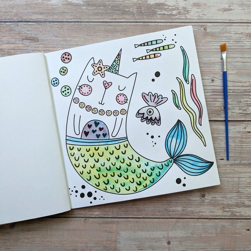 Magic Painting Activity Book – Caticorn - Mabel & Fox
