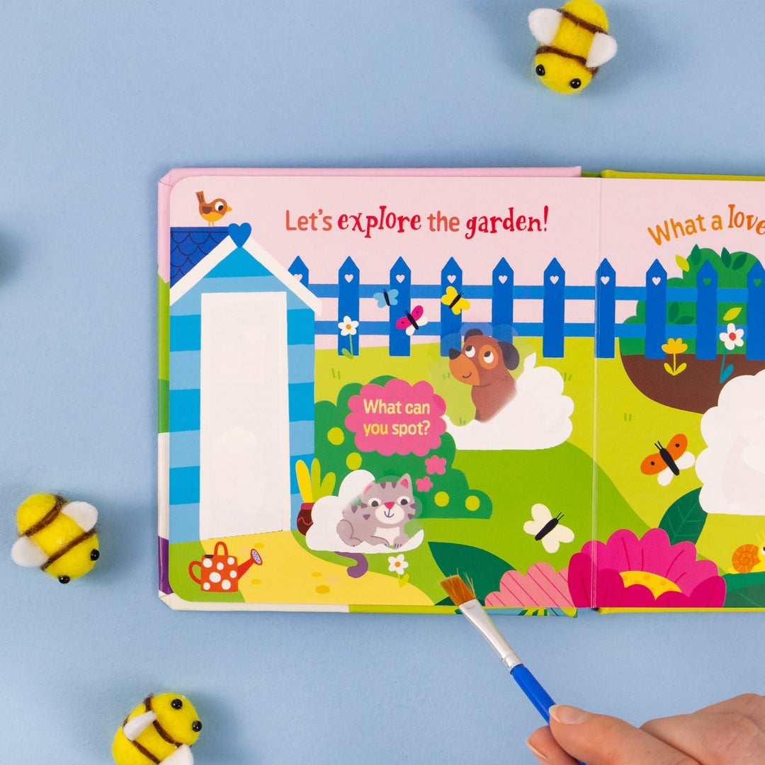 Magic Painting Book - Garden - Water Reveal - Mabel & Fox