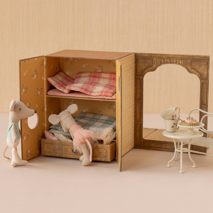 Maileg – Ballet Mice in Dance Studio - Little Sister & Brother - Mabel & Fox