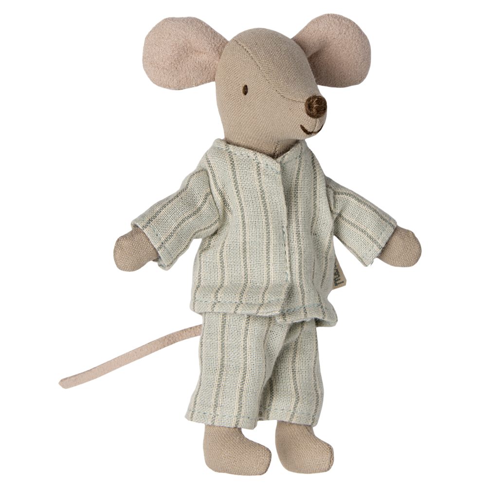 Maileg – Big Brother Mouse in Matchbox - Off White - Mabel & Fox