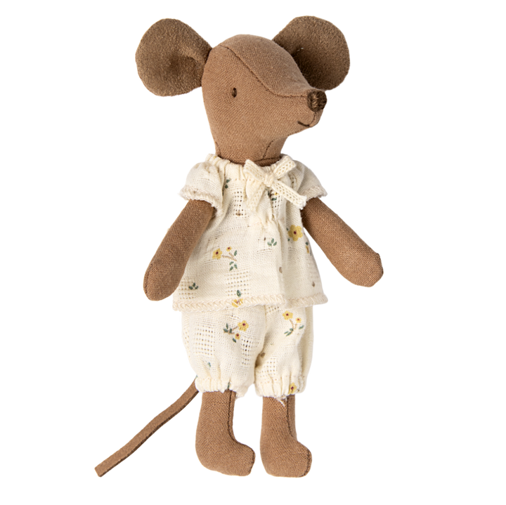 Maileg – Big Sister Mouse in Matchbox - White - Mabel & Fox