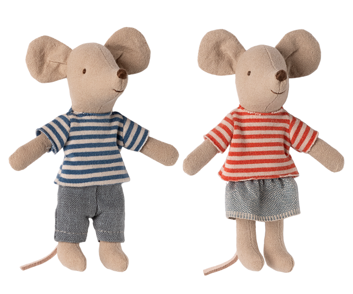 Maileg – Little Brother & Sister Duo - LouiMax & Stella - Mabel & Fox