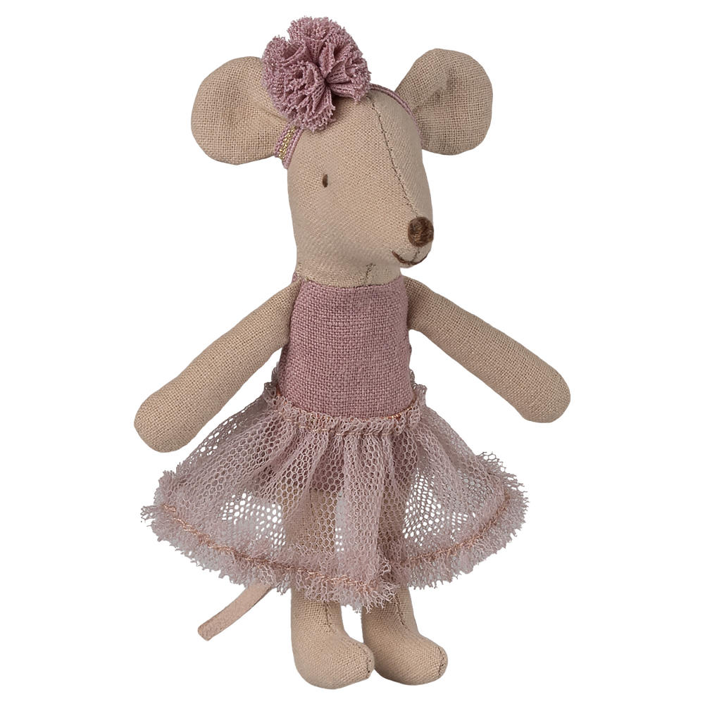 Maileg – Little Sister Ballerina Mouse - Mabel & Fox