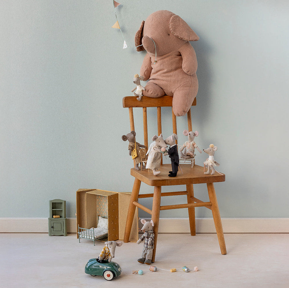 Maileg – Little Sister Ballerina Mouse - Off White - Mabel & Fox