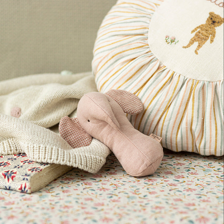 Maileg – Lullaby Friends - Elephant Rattle - Mabel & Fox