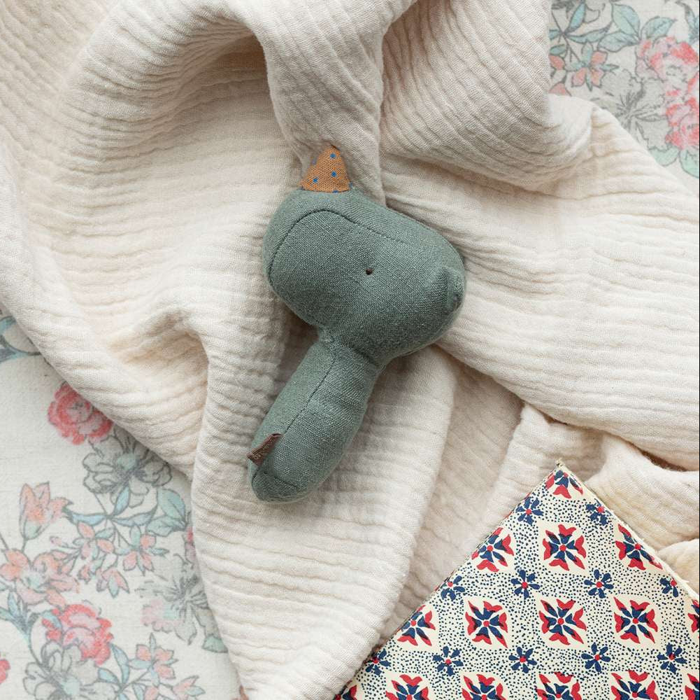 Maileg – Lullaby Friends - Rhino Rattle - Mabel & Fox