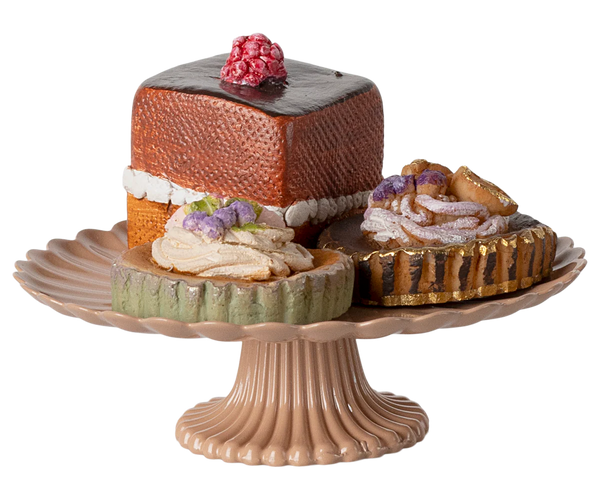 Maileg – Mini Cakes & Cakestand - Mabel & Fox