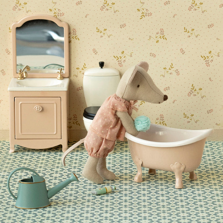 Maileg – Mouse Bathtub - Rose - Mabel & Fox
