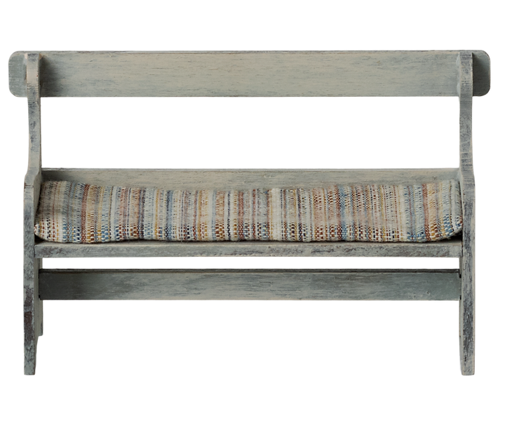 Maileg – Mouse Bench - Vintage Off-White - Mabel & Fox