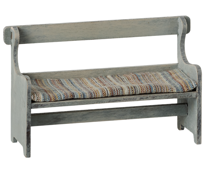 Maileg – Mouse Bench - Vintage Off-White - Mabel & Fox