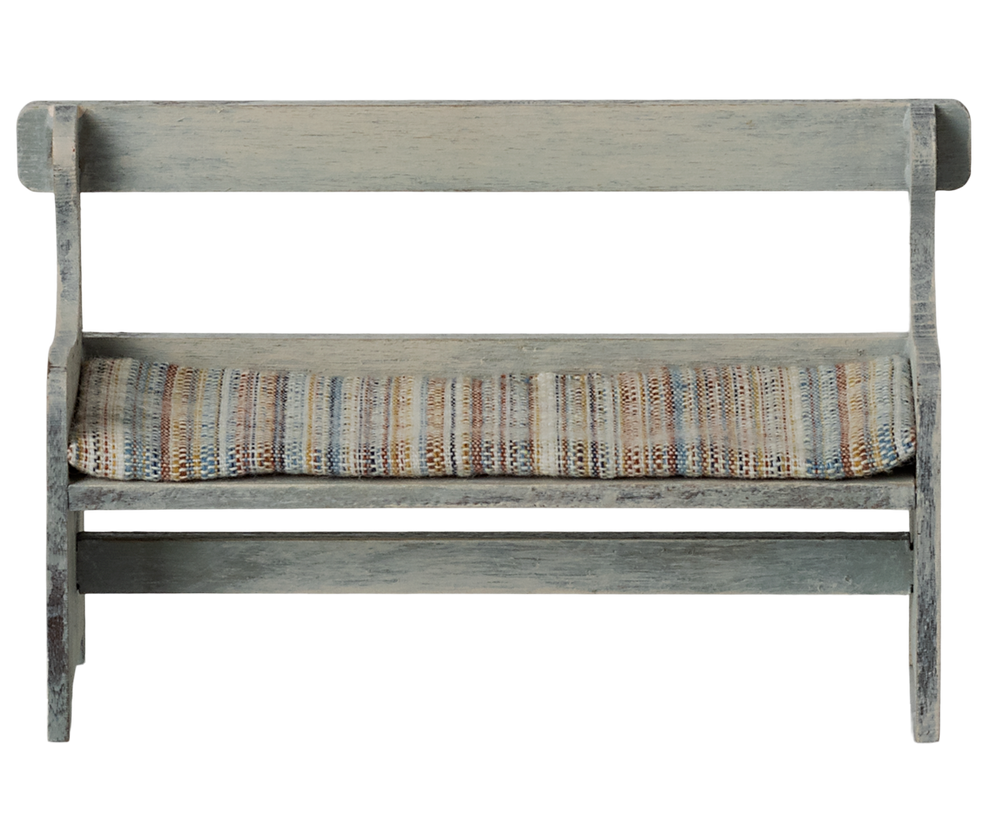 Maileg – Mouse Bench - Vintage Off-White - Mabel & Fox