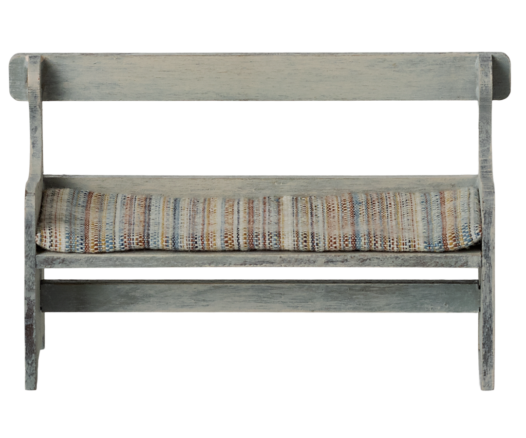 Maileg – Mouse Bench - Vintage Off-White - Mabel & Fox