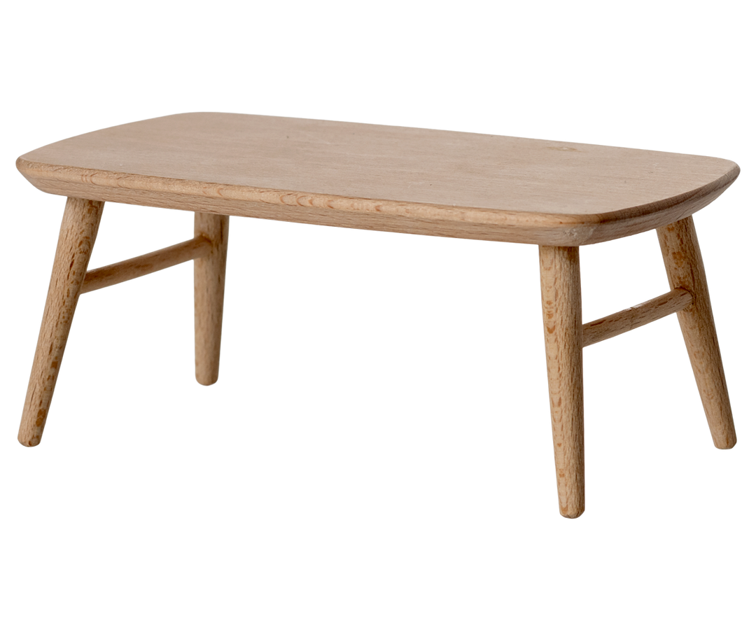 Maileg – Mouse Coffee Table - Natural - Mabel & Fox