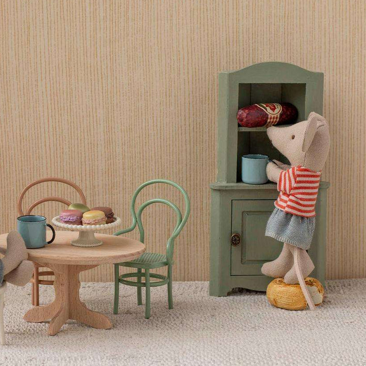 Maileg – Mouse Corner Cabinet - Light Green - Mabel & Fox