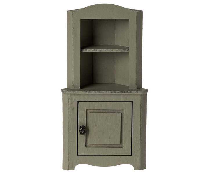 Maileg – Mouse Corner Cabinet - Light Green - Mabel & Fox