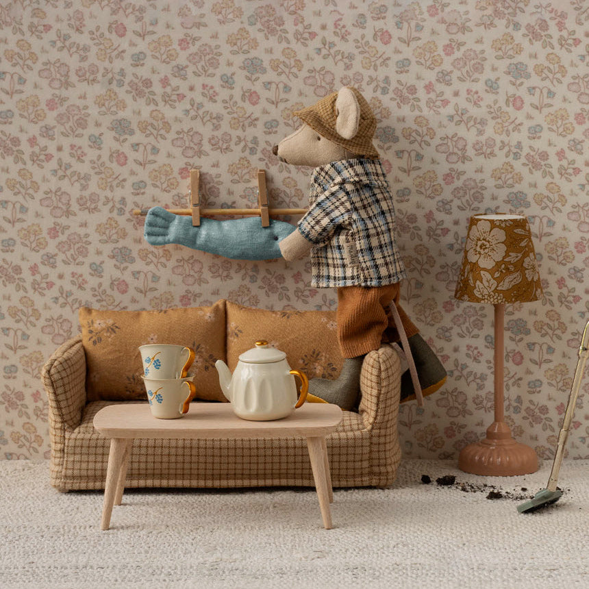 Maileg – Mouse Couch - Marble - Mabel & Fox