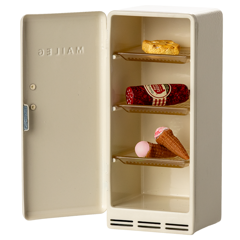 Maileg – Mouse Fridge - Off-White - Mabel & Fox
