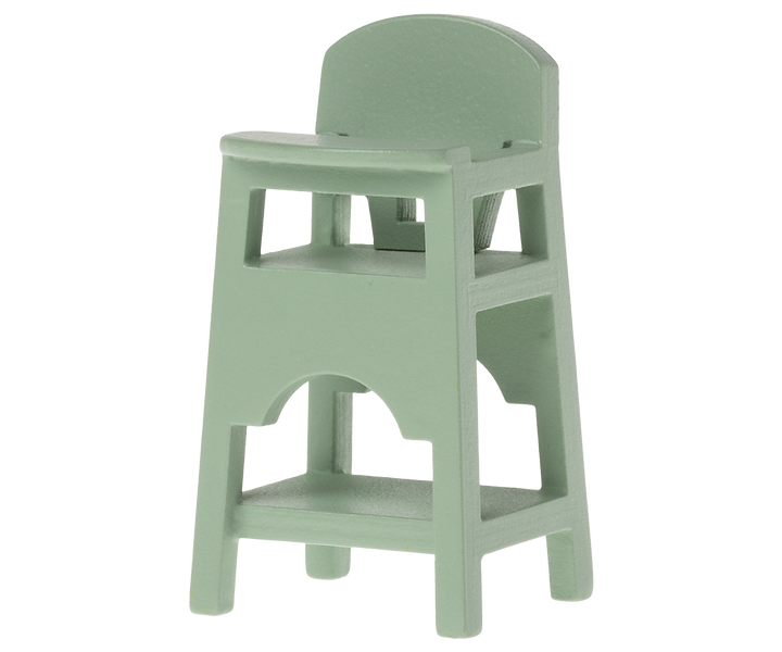 Maileg – Mouse High Chair - Mint - Mabel & Fox