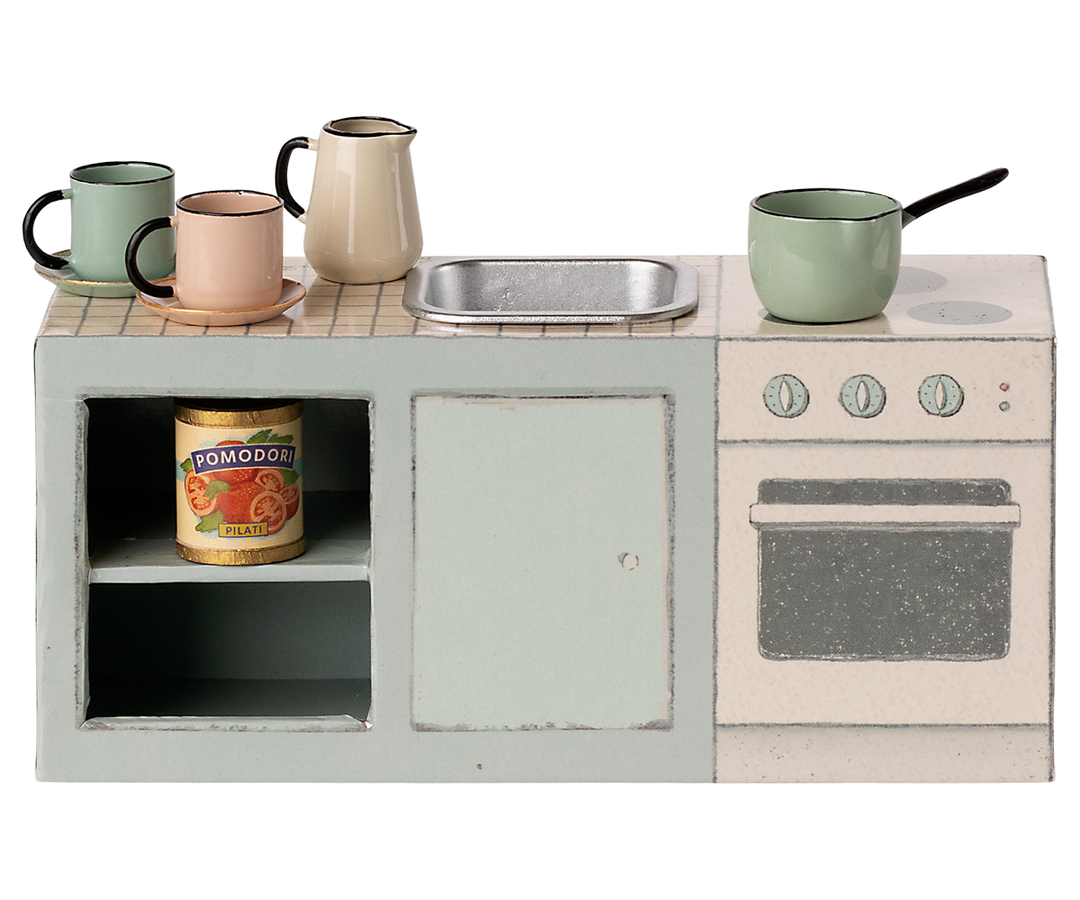 Maileg – Mouse Kitchen Counter - Mabel & Fox