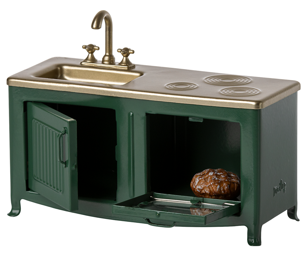 Maileg – Mouse Kitchen - Dark Green - Mabel & Fox