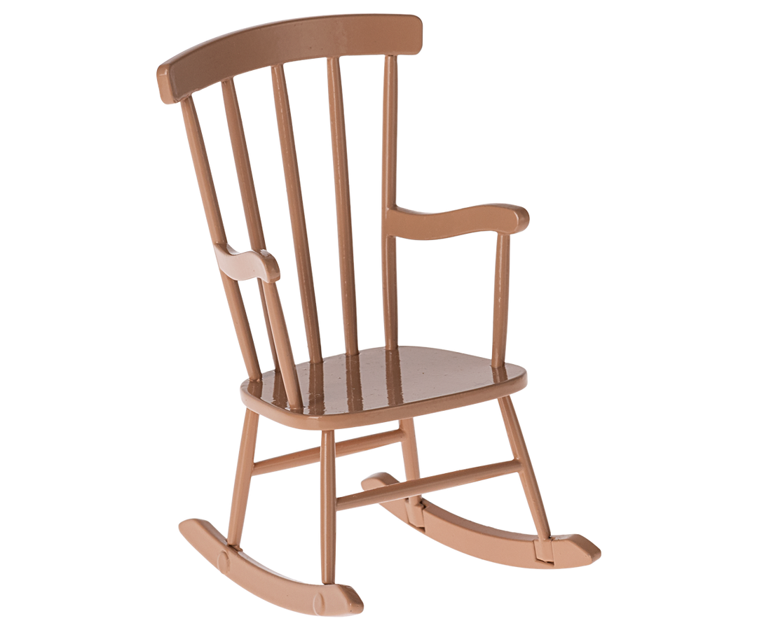 Maileg – Mouse Rocking Chair - Dark Powder - Mabel & Fox