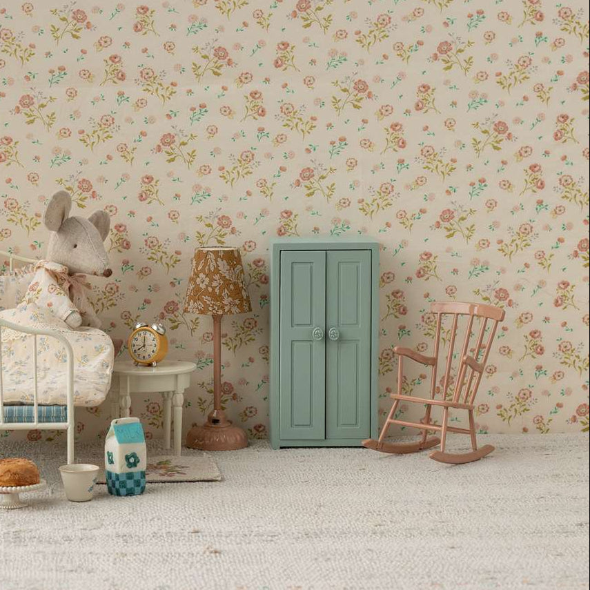 Maileg – Mouse Rocking Chair - Dark Powder - Mabel & Fox