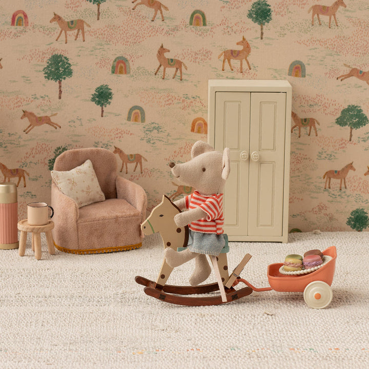 Maileg – Mouse Rocking Horse - Spotted - Mabel & Fox