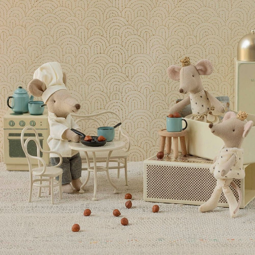Maileg – Mouse Small Cafe Set - Off-White - Mabel & Fox