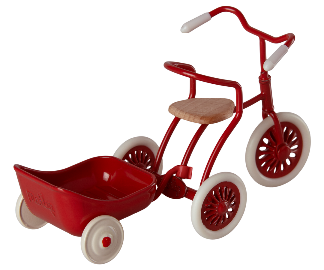 Maileg – Mouse Tricycle Hanger - Red - Mabel & Fox