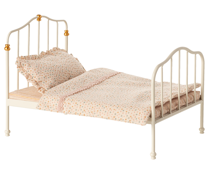 Maileg – Mouse Vintage Bed - Off-White - Mabel & Fox