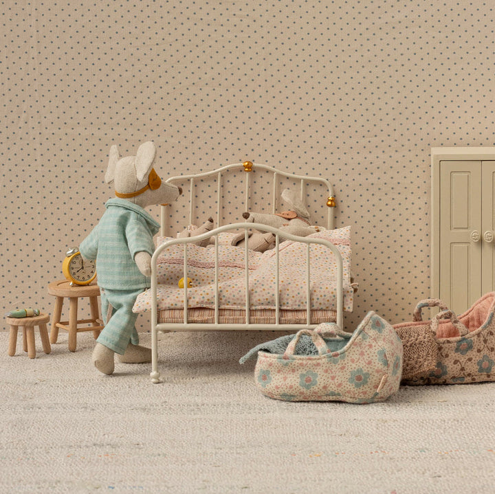 Maileg – Mouse Vintage Bed - Off-White - Mabel & Fox