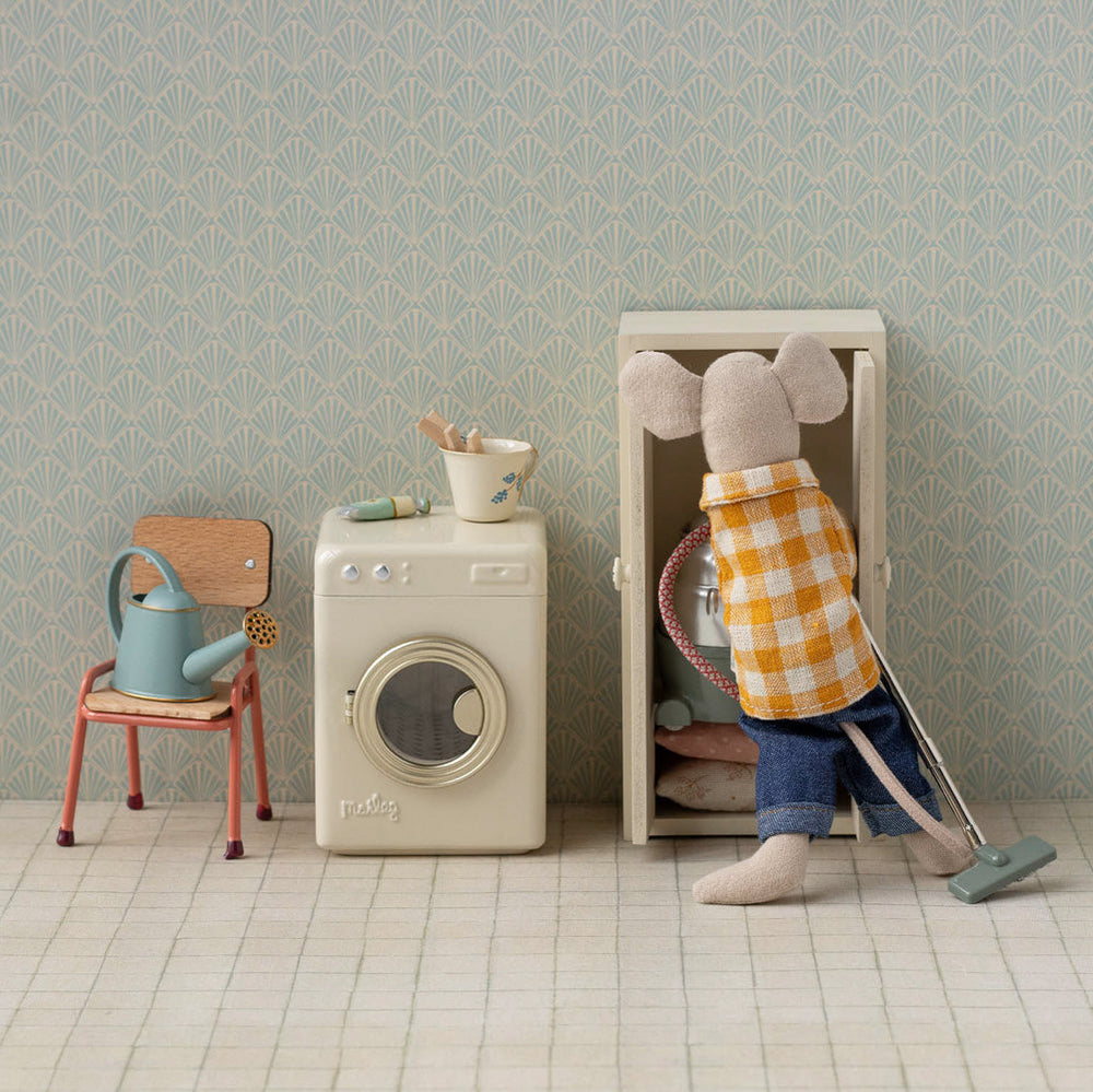 Maileg – Mouse Washing Machine - Off-White - Mabel & Fox