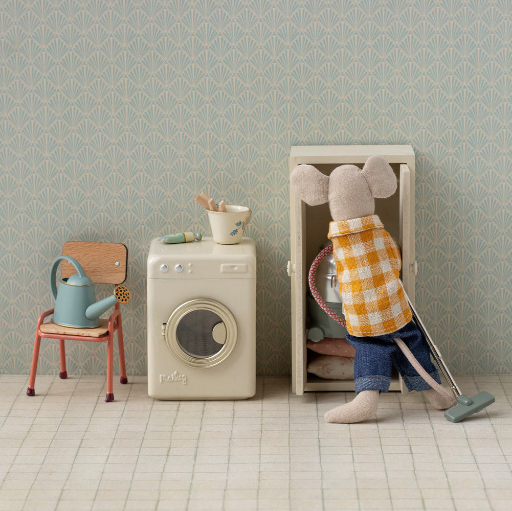 Maileg – Mouse Washing Machine - Off-White - Mabel & Fox
