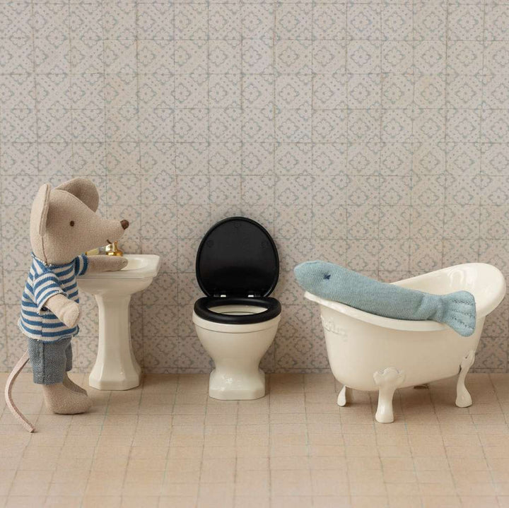 Maileg – Mouse WC - Off White - Mabel & Fox