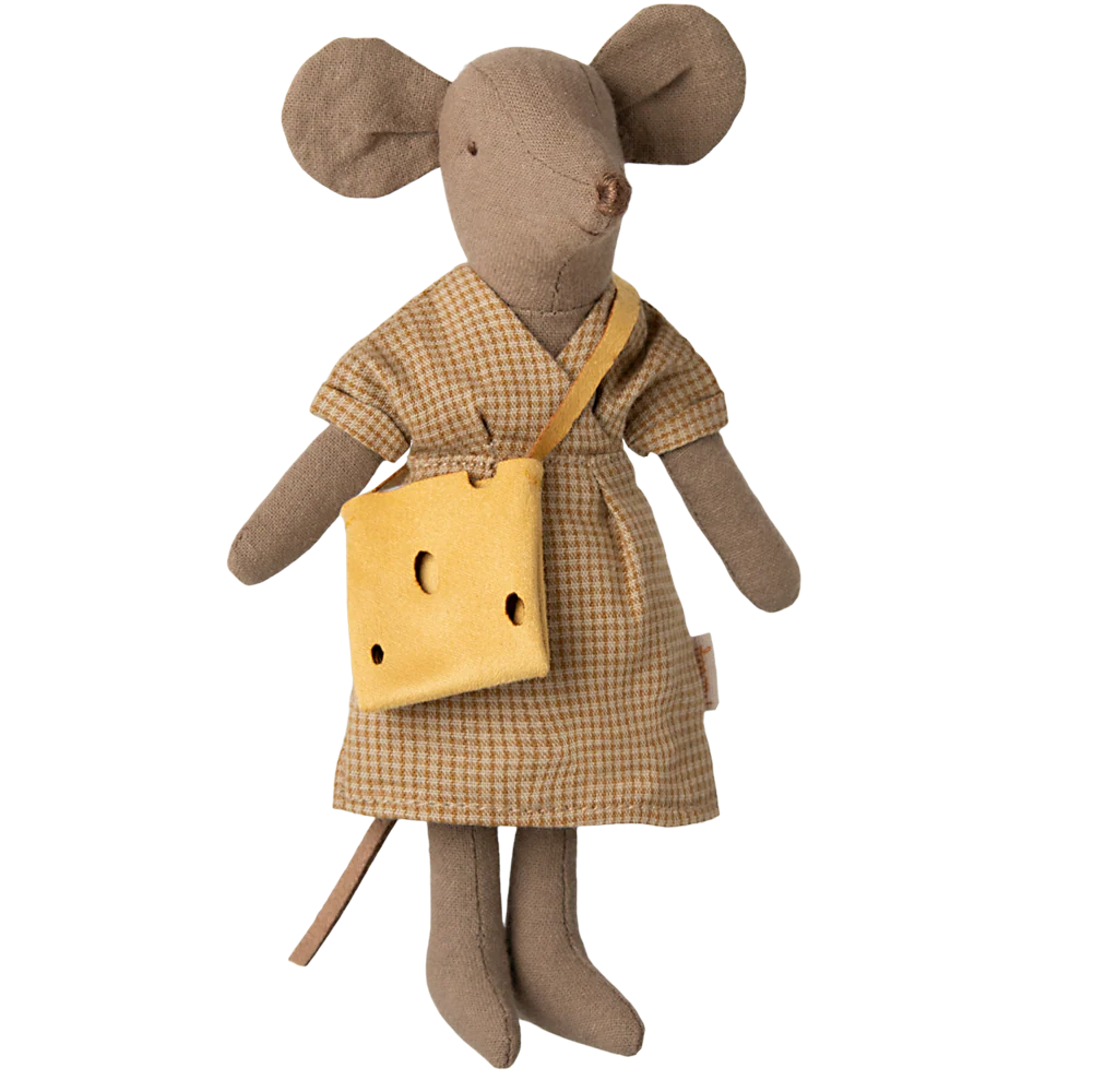 Maileg – Mum Mouse - Light Brown - Mabel & Fox