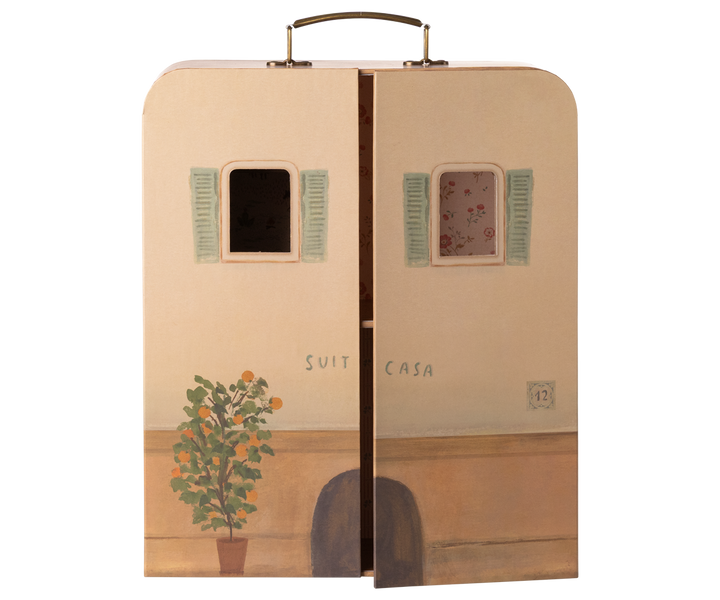 Maileg – SuitCasa - Little Sister & Brother House - Mabel & Fox