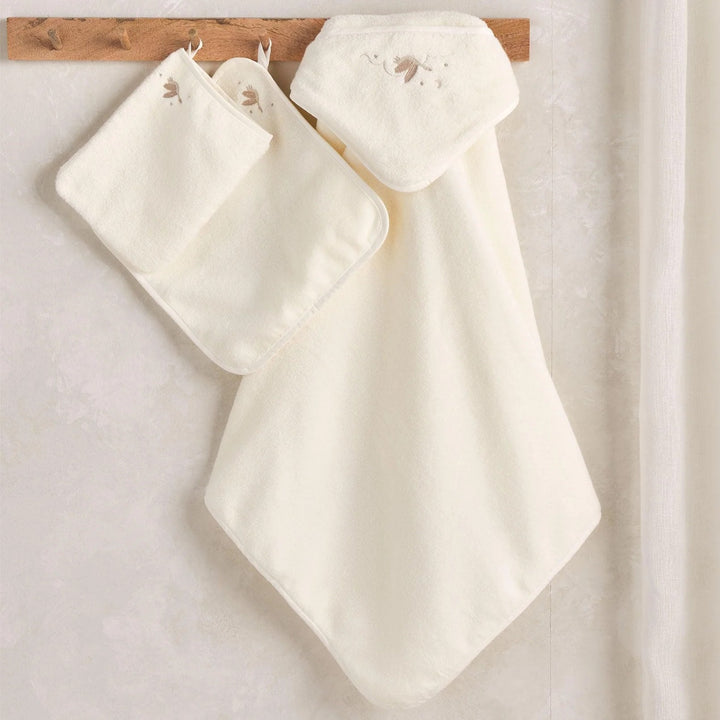 Mamas & Papas - Baby Towelling Set (3 Pack) - Welcome to the World Duckling - Mabel & Fox