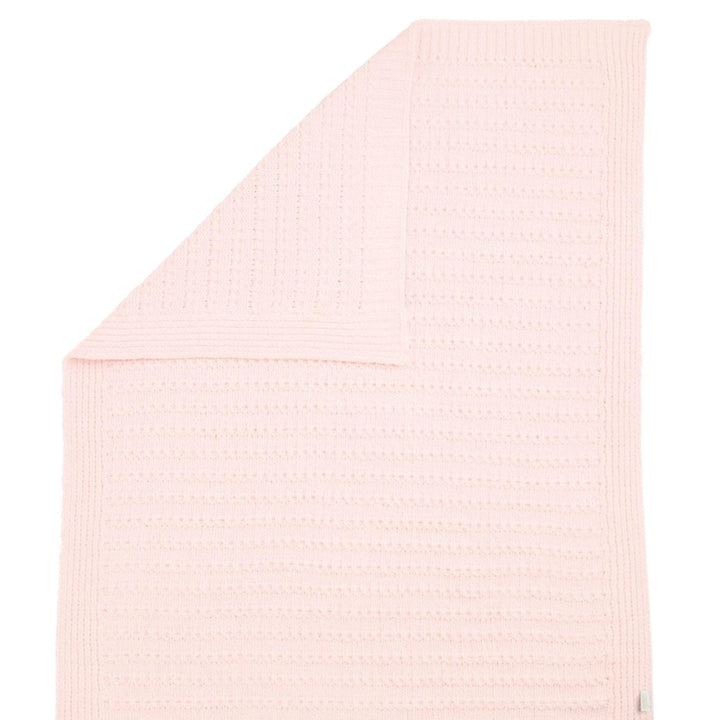 Mamas & Papas - Chenille Blanket - Pink Stripe