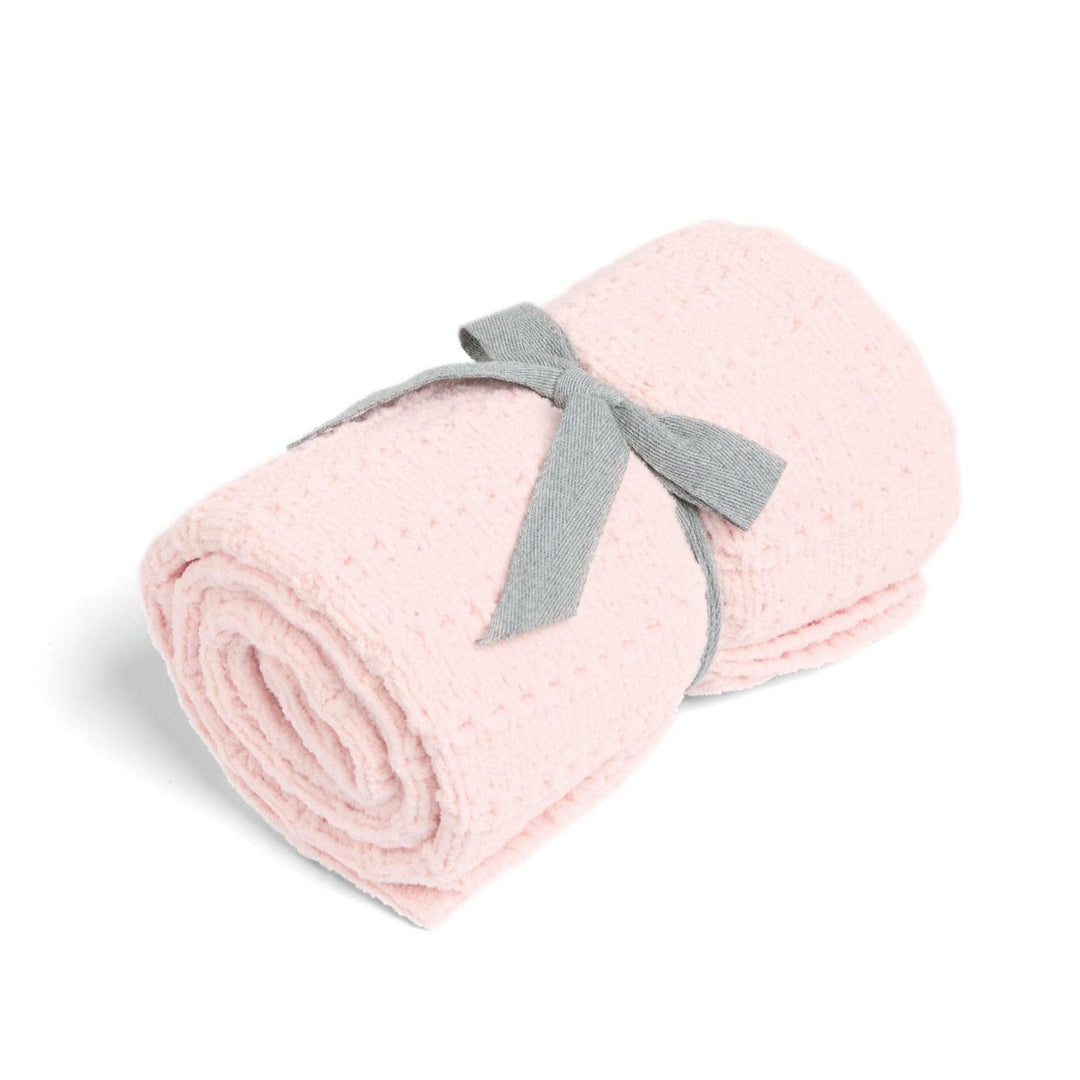 Mamas & Papas - Chenille Blanket - Pink Stripe