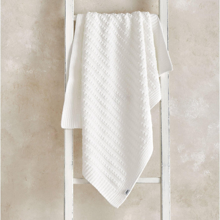 Mamas & Papas - Chenille Blanket - White