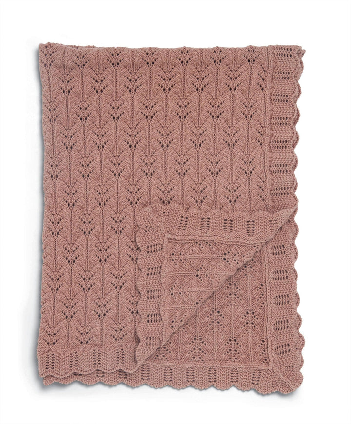 Mamas & Papas - Knitted Blanket - Welcome to the World Wildflower - Mabel & Fox