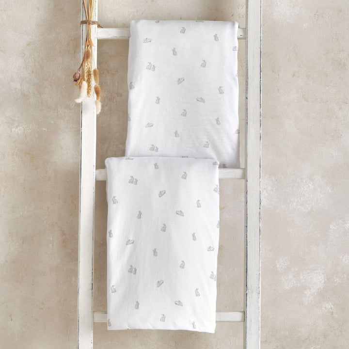 Mamas & Papas - Cotbed Fitted Sheet (Pack of 2) - Bunny - Mabel & Fox